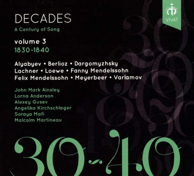 New CD Release: Decades: A Century of Song Vol 3, in the highly acclaimed series with Malcolm Martineau